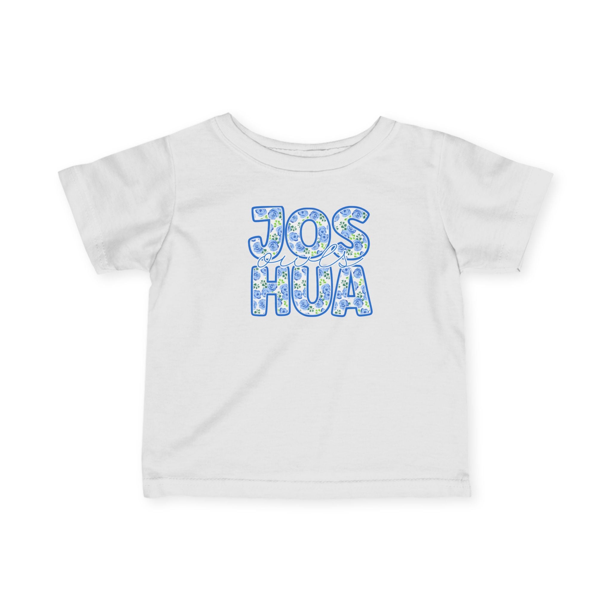 Infant Tee — "Joshua" Floral Baby T-Shirt |