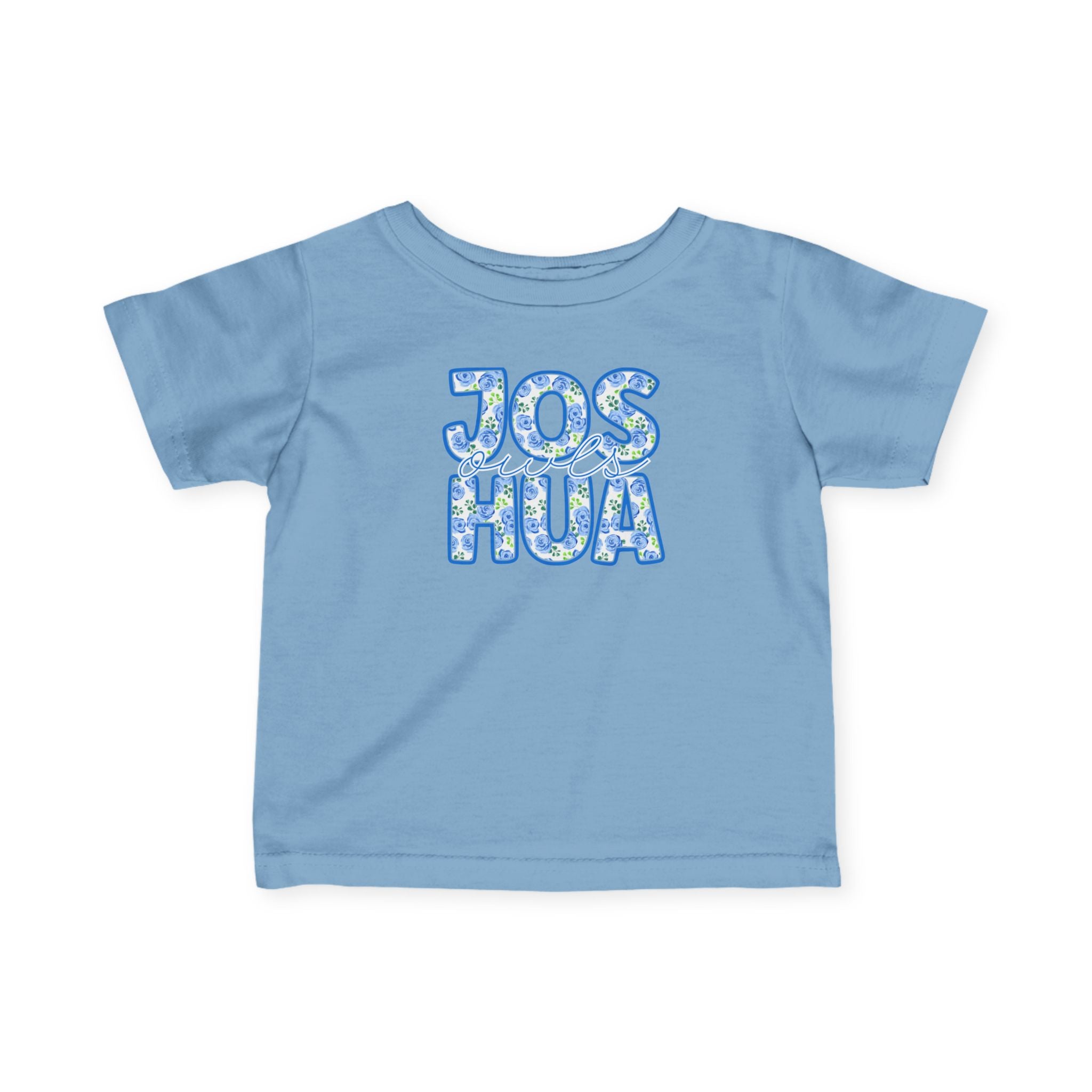 Infant Tee — "Joshua" Floral Baby T-Shirt |