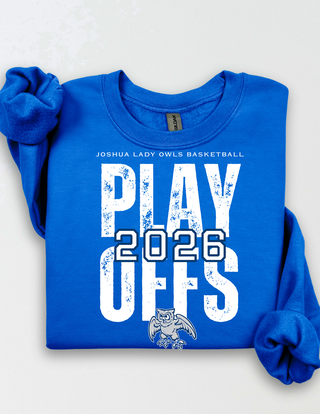 Gildan Lady Owls Basketball Playoff Sweatshirt