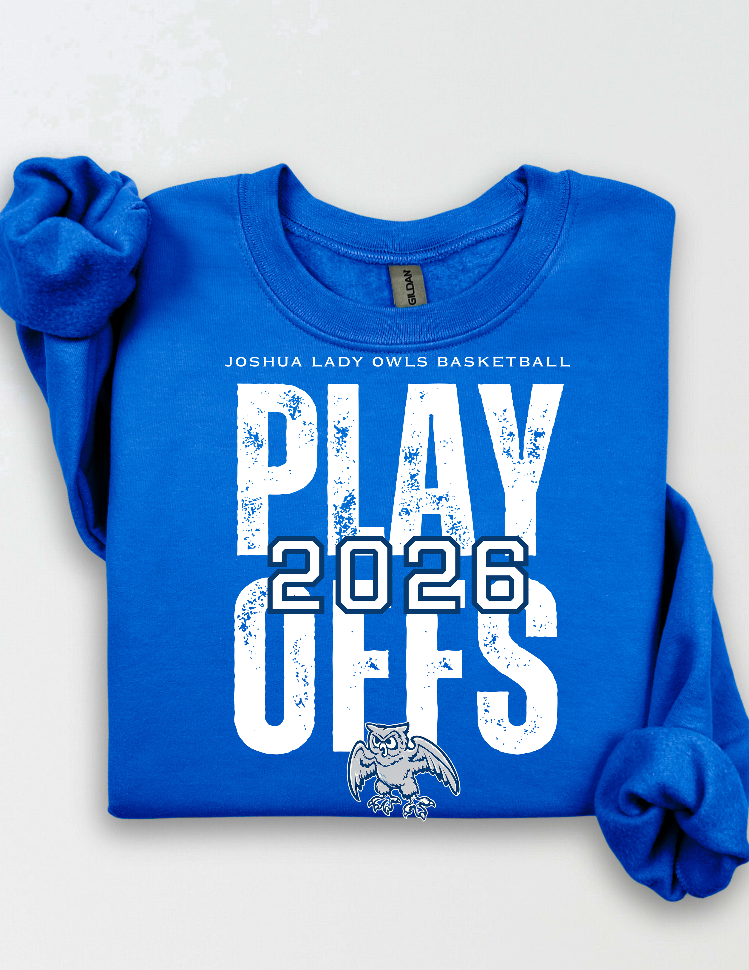 Gildan Lady Owls Basketball Playoff Sweatshirt