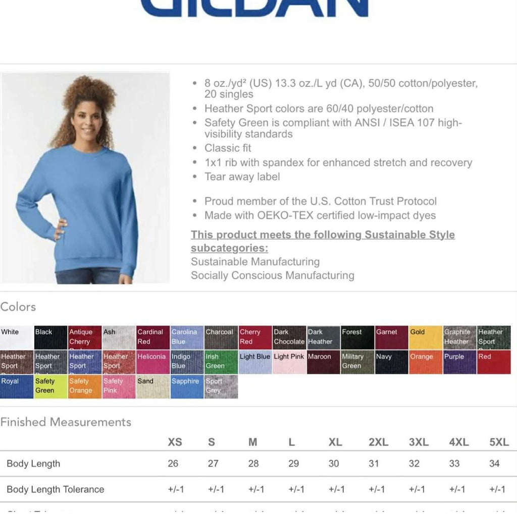 Custom Gildan Sequin Sweatshirts NOT CAMO