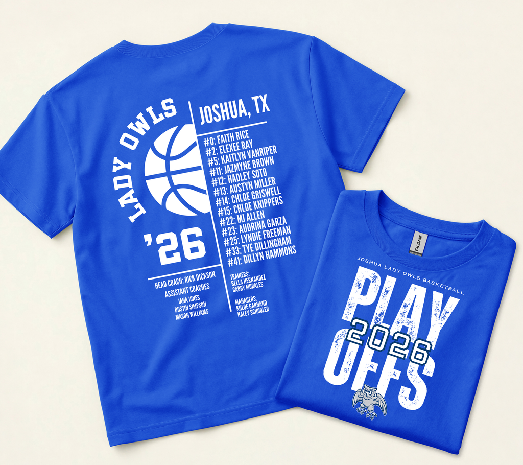 Lady Owls Basketball Playoffs Shirt