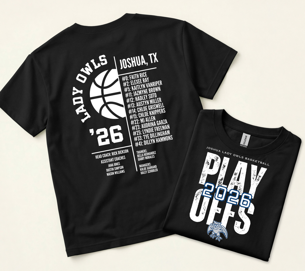 Lady Owls Basketball Playoffs Shirt