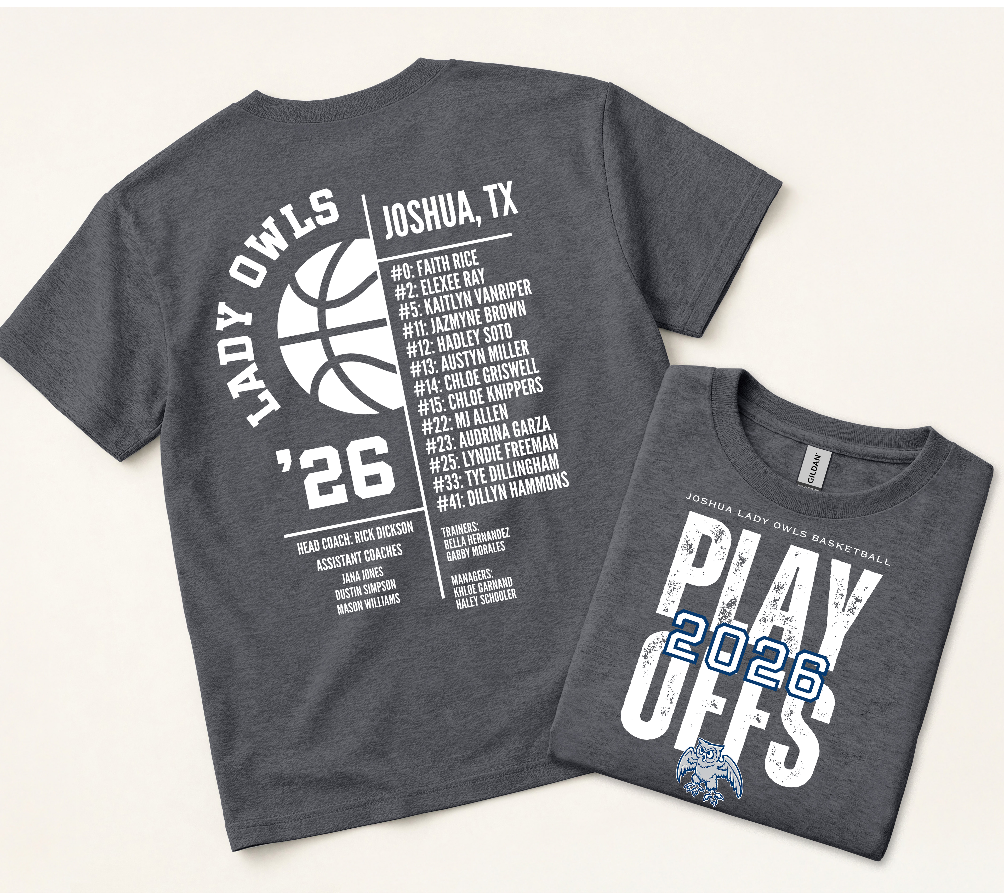 Lady Owls Basketball Playoffs Shirt